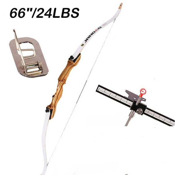 Slingshot Recurve Bow 66" 24 LBS Wooden bow Combination bow Folding