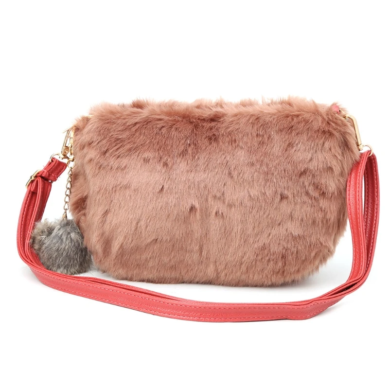 

Newest Women Faux Fur Shoulder Bag Handbag Crossbody Tote Hobo Bags Purse