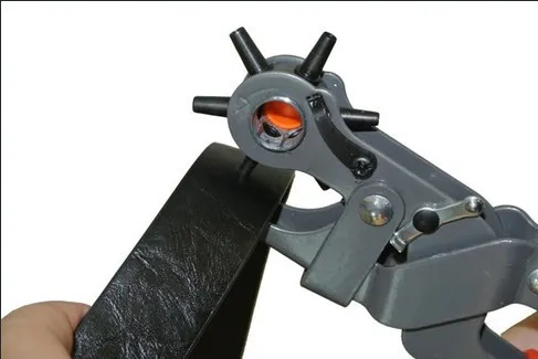 2 шт. Heavy Duty Кожа Отверстие Мешка Пояса Удар Плоскогубцы 6 Размеры Весна Искусство