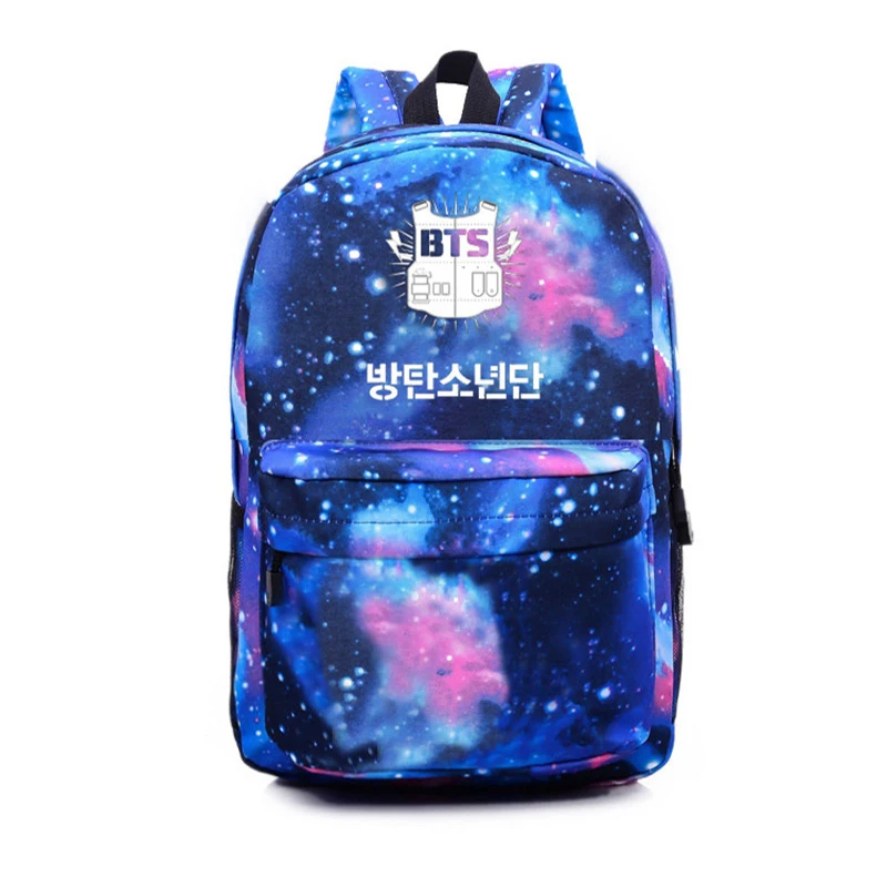 

Youpop Bangtan Boys KPOP Album Canvas Bag Starry Pattern Jewelry Admission Package Backpack Cosmetic Bags SJB346