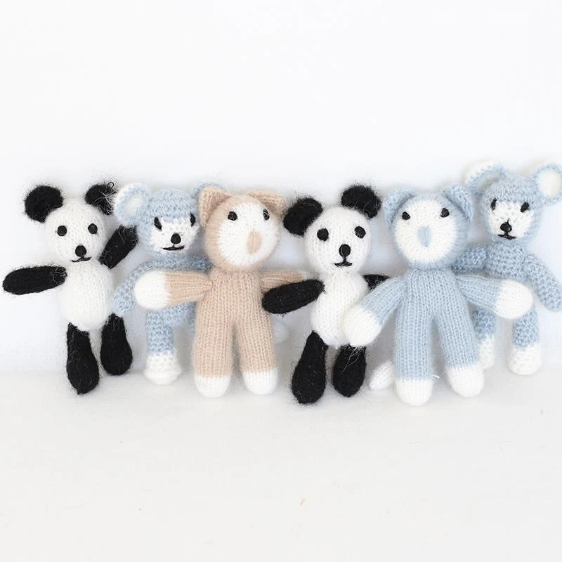 Crochet bear toy Stuffed teddy bear toy Stuffed animal toy gift for baby