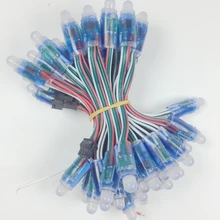 1500 шт. 12 мм WS2811 Полноцветная светодиодная точечная лампа модуль постоянного тока 5 В вход IP68 водонепроницаемый RGB цвет 2811 IC цифровой светодиодный Рождественский свет