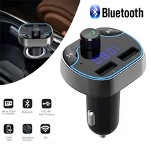 Wireless Bluetooth Car FM Transmitter MP3 Player Car Hands-free Wireless Stereo Audio Dual USB ChargiNG 2.4A 40NT15