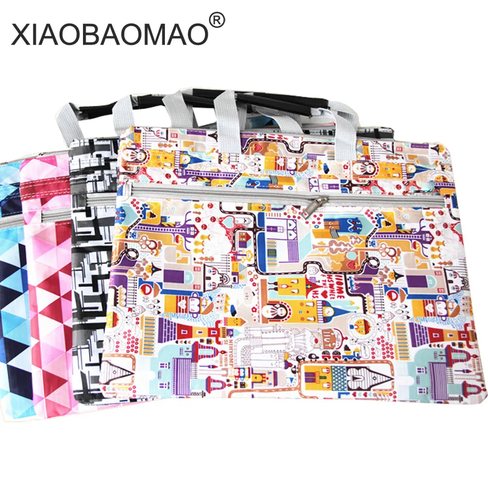 

Cartoon Solid A4 Big Capacity Document Bag Briefcase Storage File Folder for Papers Stationery Student Gift Children's Day Gift