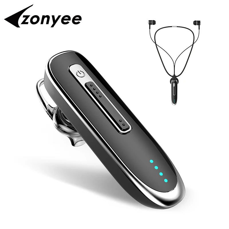 

Zonyee BT03 Wireless Bluetooth Earphone Single Binaural Wireless Headset Long Standby Hands free Headphones with Mic for iPhone
