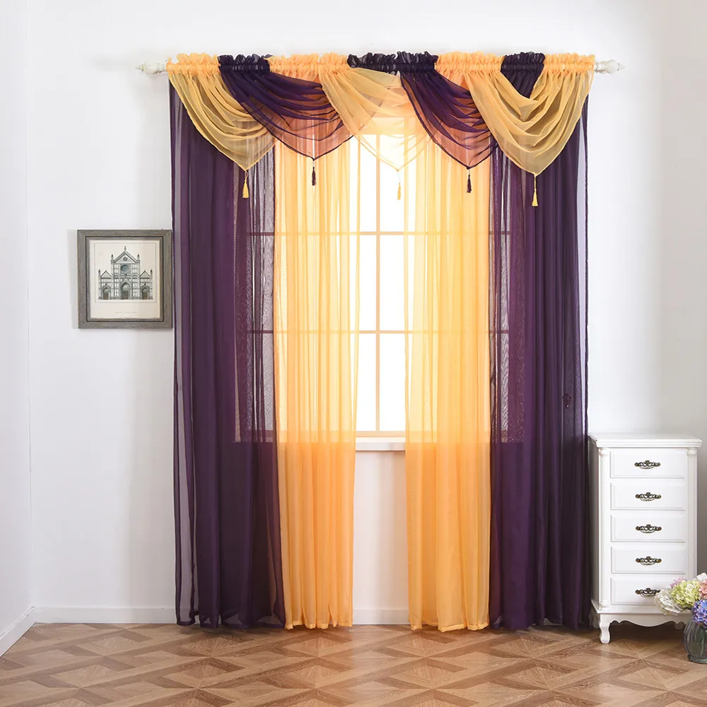 1 PCS Valance European Royal Luxury Valance Curtains for Living Room Window Curtains for Bedroom Valance Curtains for Kitchen#4