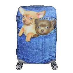 Бренд для кошек и собак, для путешествий багажная крышка пылезащитный чемодан защитная крышка подходит для 18-32 дюймов багаж, тележка