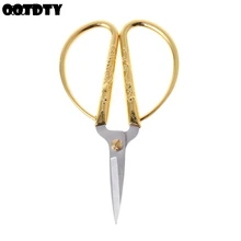 OOTDTY New Gold Dragon Phoenix Bonsai Scissors Wedding Shears Home Office Cutting Tool