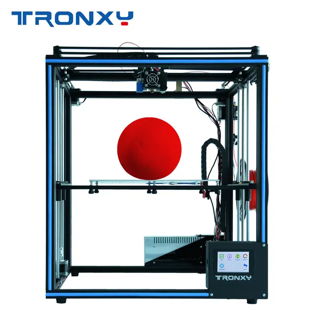 Best Price 2019 Upgraded 3D Printer Tronxy X5SA Filament Sensor Large Plus Size 330*330mm hotbed Full Metal TFT Touch Screen 3d Printer