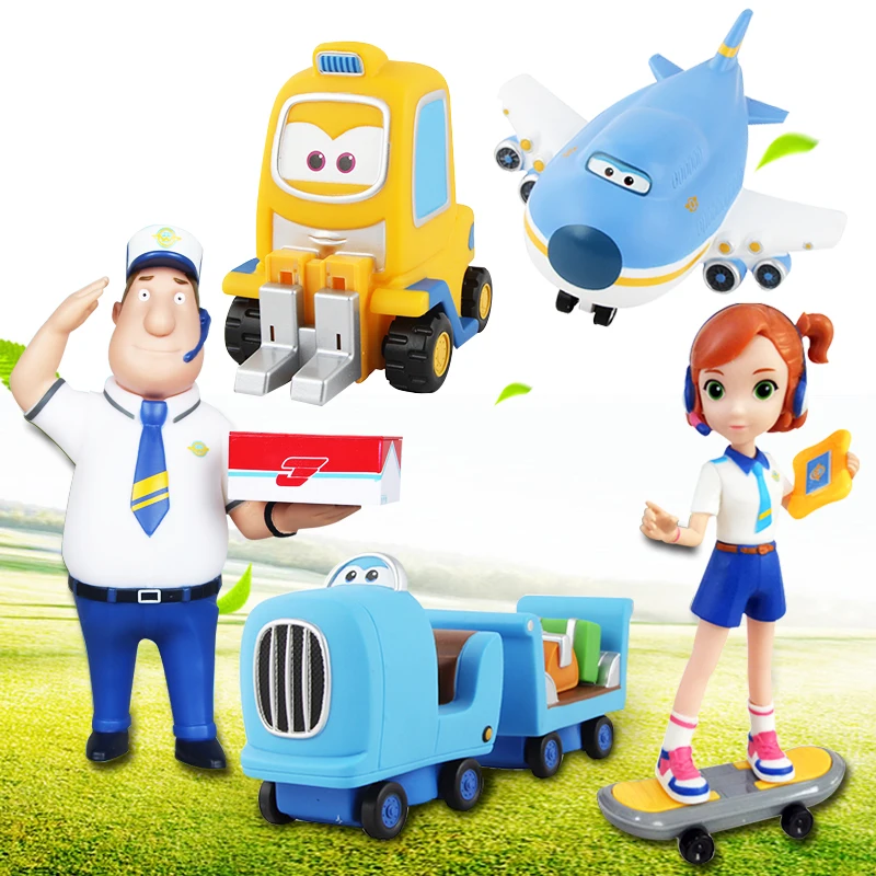 5 моделей 14 см Jimbo Супер Крылья мини игрушки Superwings версия Q милый самолет робот для