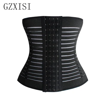 

Women's waist trainer sexy corsets and bustiers new 2018 black beige underbust steel waist cincher shapewear belt hot shapers