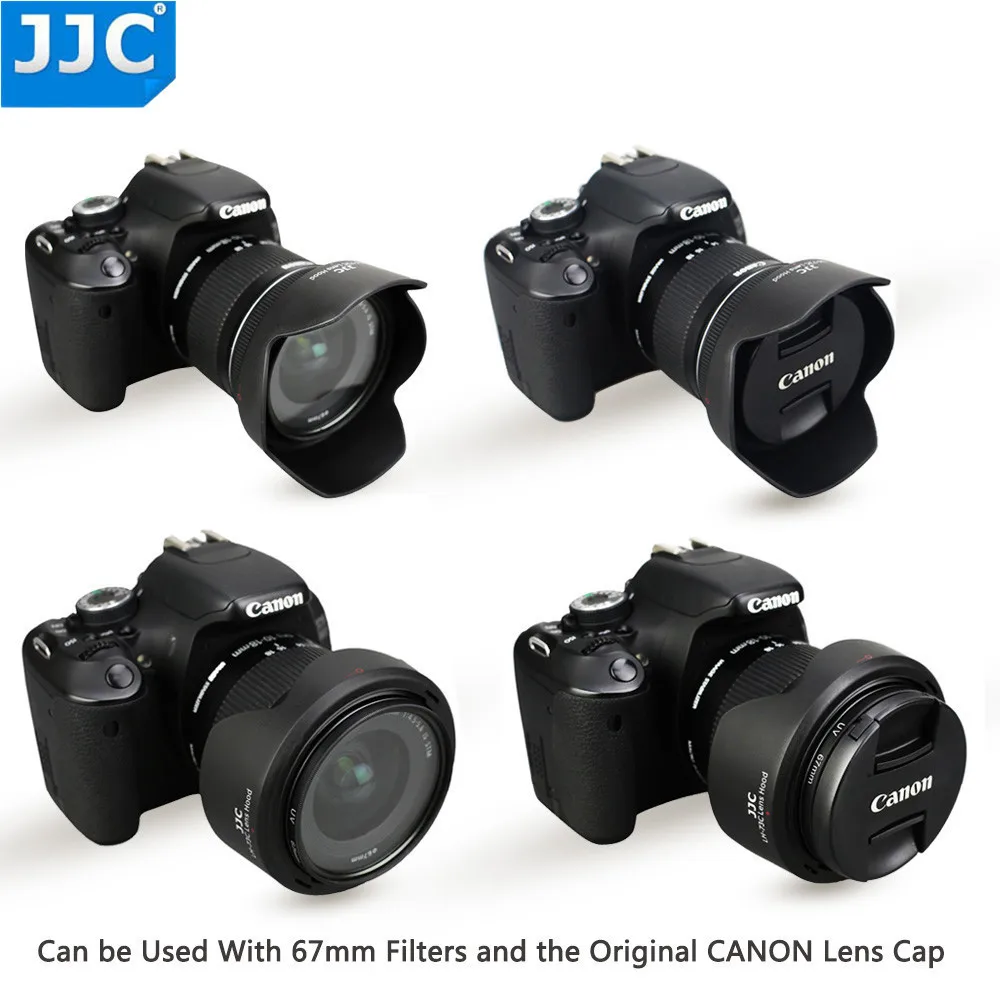 Бленда для объектива камеры JJC Canon 10 18 мм f/4 5 6 IS STM заменяет на другие модели с