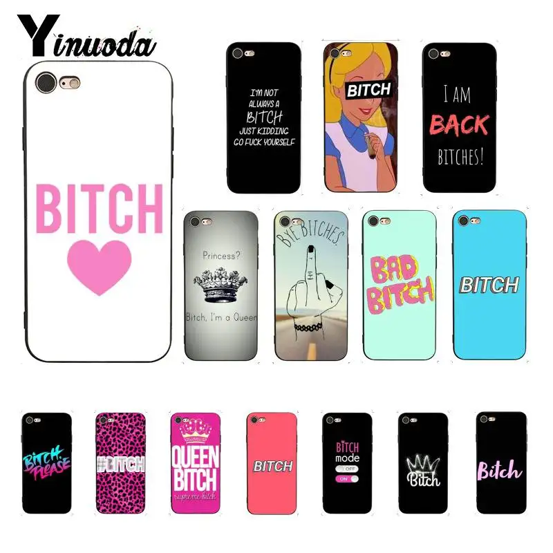 Yinuoda I'M NOT ALWAYS A BITCH 2018 цветной чехол для телефона iPhone 8 7 6 6S 6plus X XS MAX 5 5S SE XR 10 11 pro max |