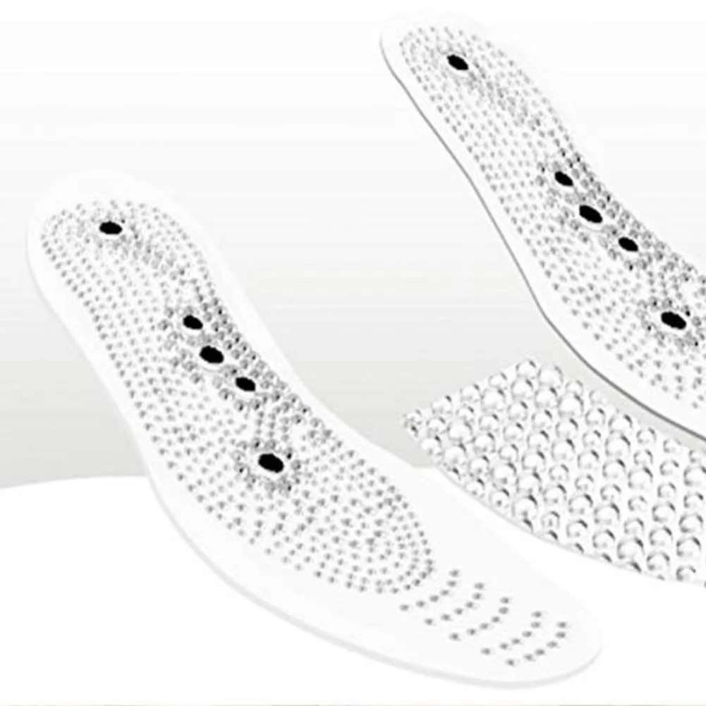 2pcs/Pair Foot Massager Slimming Insoles Magnetic Therapy Foot Massage Pads Health Slimming Pain Acupuncture Insoles Shoe Mat