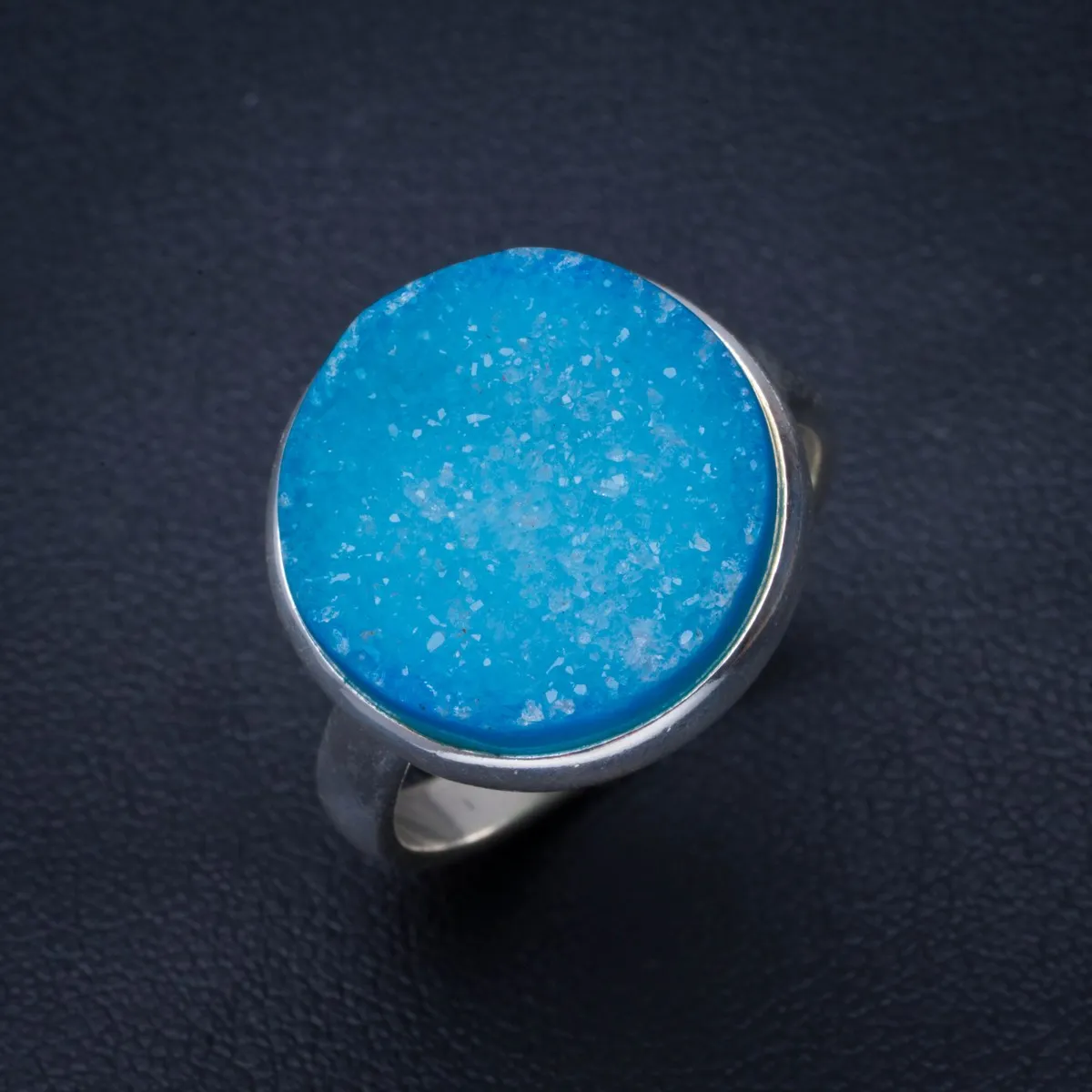 Natural Handmade Unique 925 Sterling Silver Ring 7.25 B1419 | Украшения и аксессуары