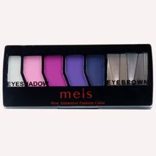 MEIS Brand Makeup Cosmetics Professional Makeup 7 Colors Eye Shadow Eyeshadow Palette Matte Eyeshadow Eye Shadow Palette MS0707