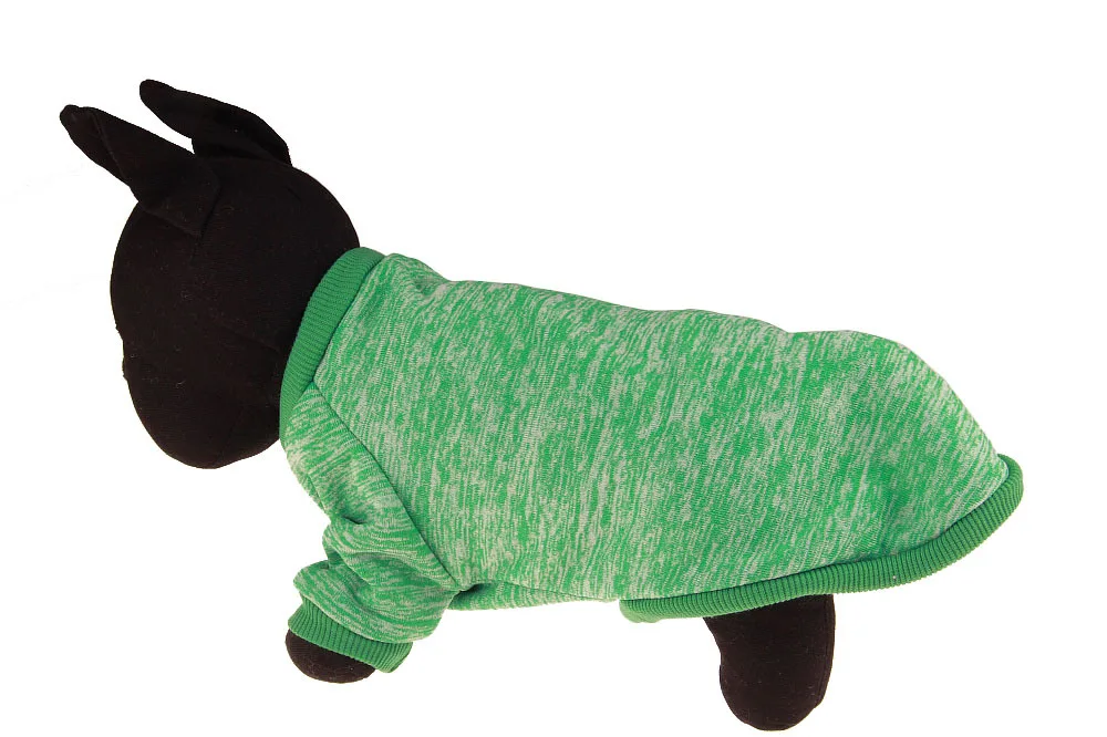 1 шт., одежда для маленьких собак, зимнее теплое пальто, свитер, одежда для щенков, чихуахуа, дешевая одежда для собак, весенняя одежда - Цвет: Зеленый