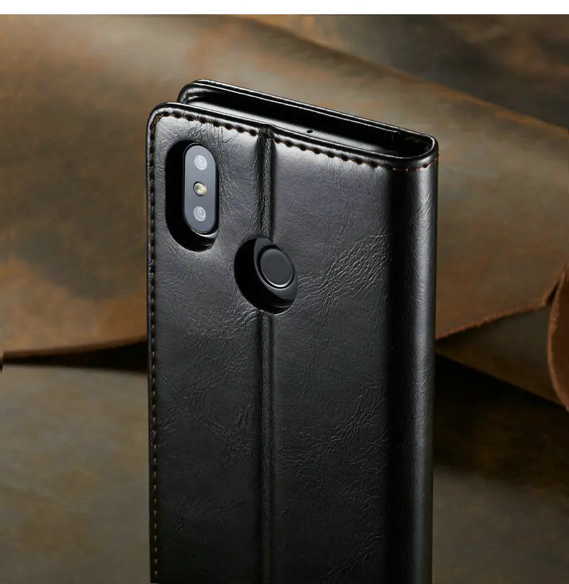 Чехол с магнитным бумажником, чехол для телефона Xiaomi Mi8, Роскошный кожаный флип-чехол R64 для Redmi 6, 6A, Note 6, Pro, чехлы с подставкой для кредитных карт