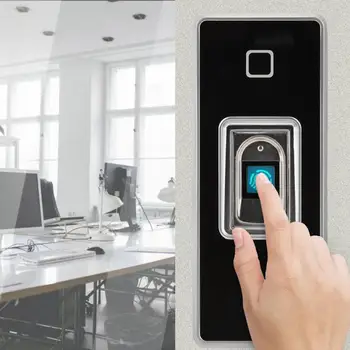 

zinc alloy Shell Metal Fingerprint Reader Door Access Control System Security Entry Machine with ID Card