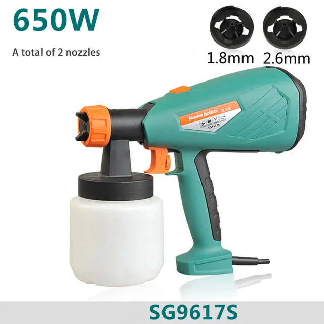 Multi function electric spray gun auto paint spray gun for car vehicle painting painted high