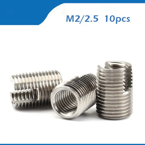 Free shipping 10pcs 304 stainless steel screw sets thread braces M2 M2