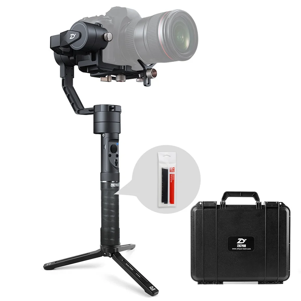Zhiyun Crane Plus 3-осевой ручной шарнирный стабилизатор для камеры GoPro Полезная нагрузка 2,5 кг длинной выдержкой времени движения памяти Для беззеркальных цифровых зеркальных фотокамер Камера - Цвет: Zhiyun Crane Plus