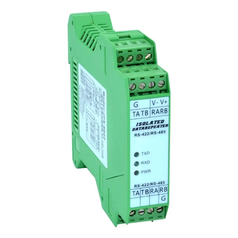

2 Road 485 repeater industrial level with photoelectric isolation and lightning protection 2 RS485 amplifier module 2 into 2 out