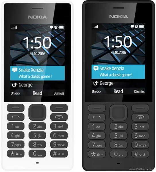 150 Dual Sim Nokia 150 2.4inch '2G GSM 1020mAh разблокированный дешевый Восстановленный сотовый телефон Восстановленный
