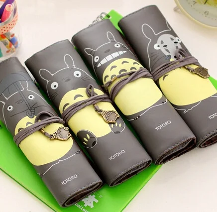 

1pcs/lot New Japan Cat Roll style pencil bag Cartoon Cat series pencil case pouch Fashion gifts office supplier stationery