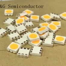 100 шт. SMD PLCC-6 5050 Led, ультра яркий белый светодиод