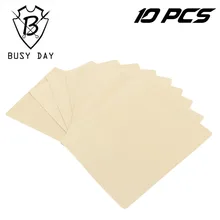 Топ Мода Аэрограф татуировки поставки 10 шт. 20X15 см заготовки для обучения татуировке поддельный лист кожи двухсторонняя для