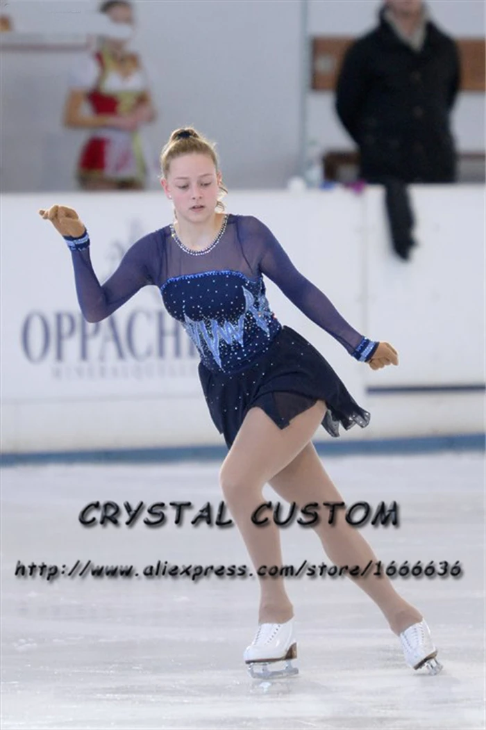 

Индивидуальное платье для фигурного катания, новинка для взрослых, Брендовые платья для фигурного катания, для соревнований DR4764