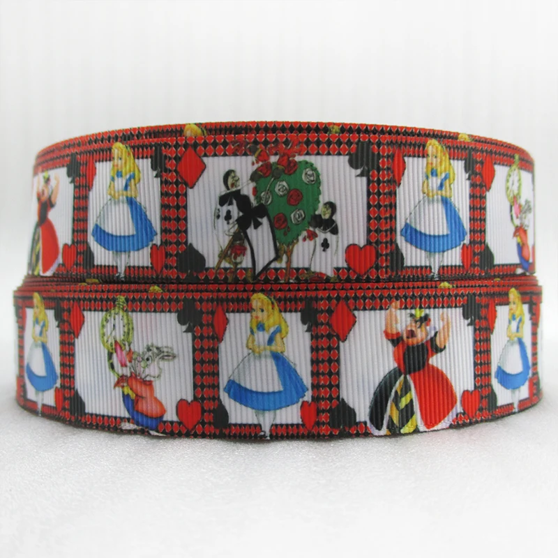 

10Y46615 1"(25mm) tape card girl high quality printed polyester ribbon 10 yards, DIY handmade materials, wedding gift wrap