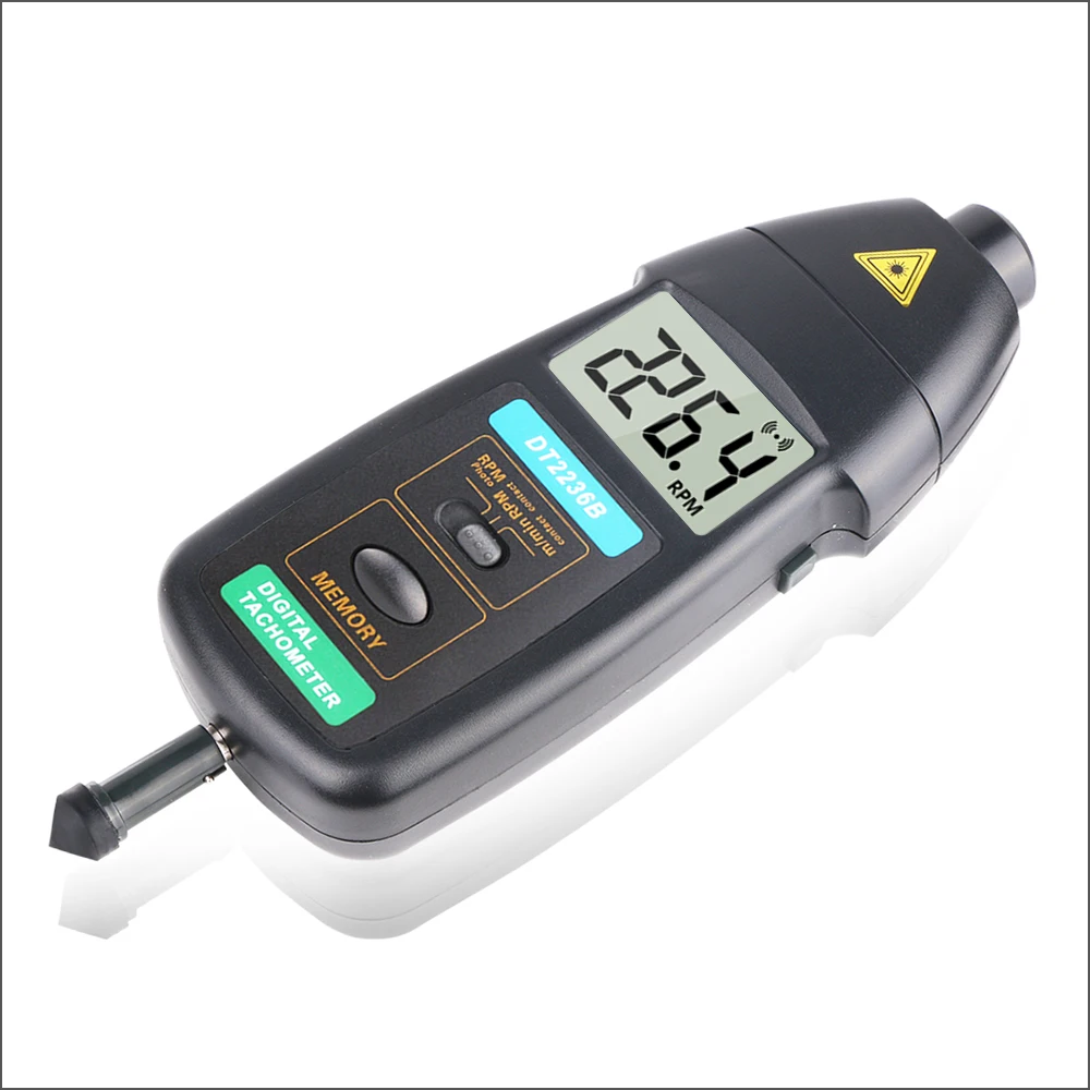 RZ приборы для измерения скорости Тахометр датчик скорости поверхности с флейтой для измерения скорости и длины провода DT2236B