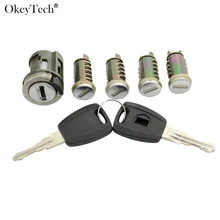 Okeytech New Ignition Switch Lock Barrel For Fiat Ducato Peugeot Boxer Citroen Relay Jumper Brand Car Door Lock Cylinder New