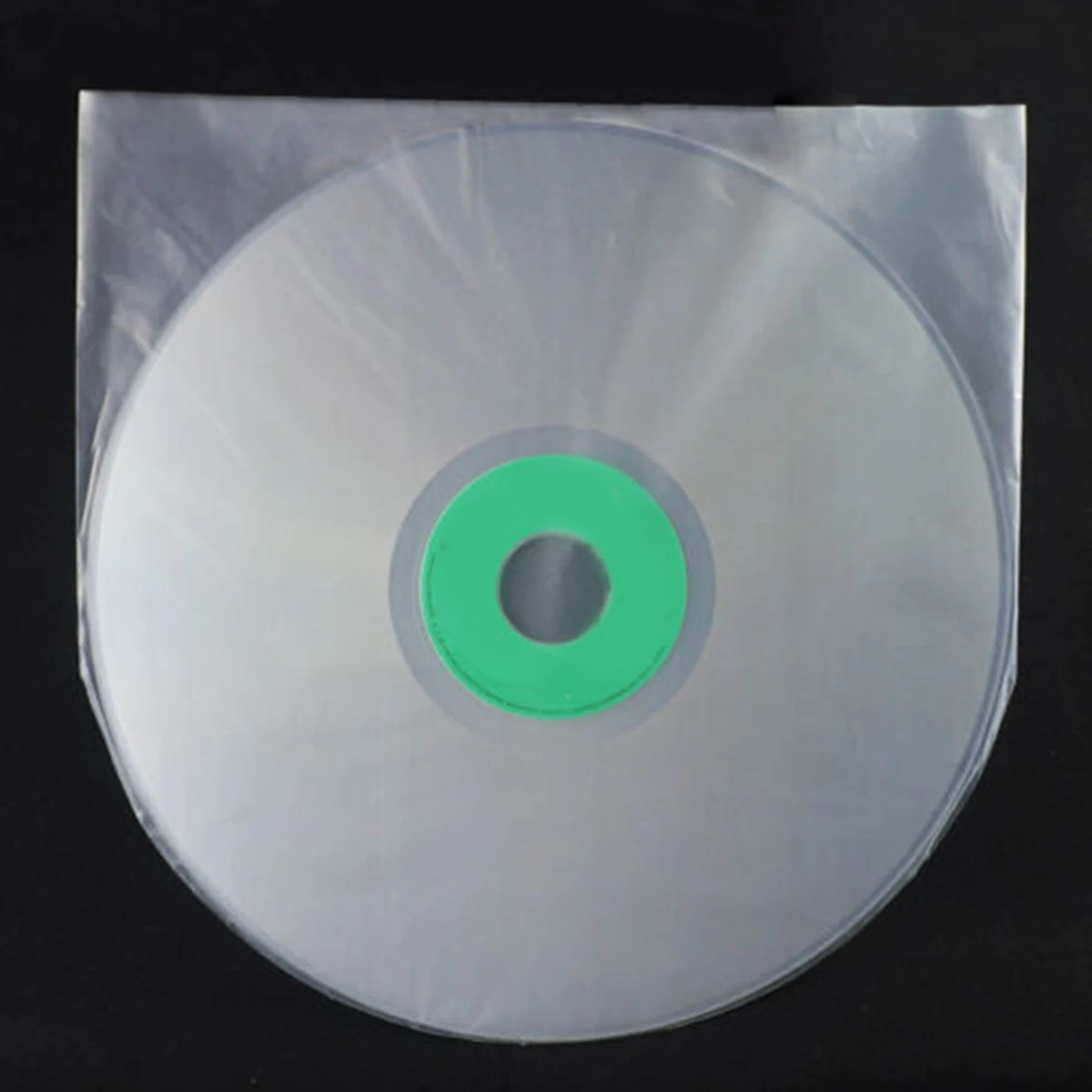 50 шт. 1" виниловая пластмассовая пленка для пластиковой записи LP, Антистатическая пленка для записи, внешняя внутренняя пластиковая прозрачная крышка, контейнер