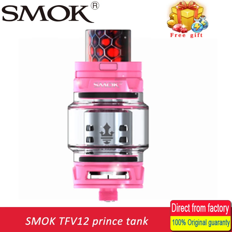 

Original SMOK TFV12 PRINCE Atomizer with 8ml 510 & X6 coil Electronic Cigarette Tank For Vape G-Priv 2 Mod/ Mag kit/x priv