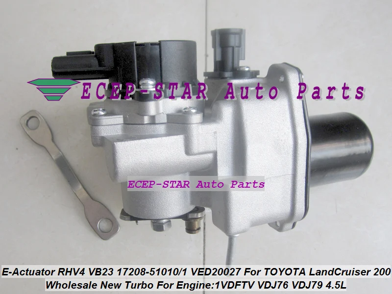 Turbo Electronic Actuator RHV4 VB23 17208-51010 17208-51011 VED20027 For TOYOTA LandCruiser 200 D40 508F 1VDFTV VDJ76 VDJ79 4.5L (3)