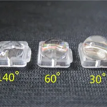 RTU-7.6 Высокое качество 5050 светодиодные линзы, smd линзы, размер: 7,6X7,6 мм, угол: 30,60, 140 град, подходит для: 5050 светильник источник, PMMA