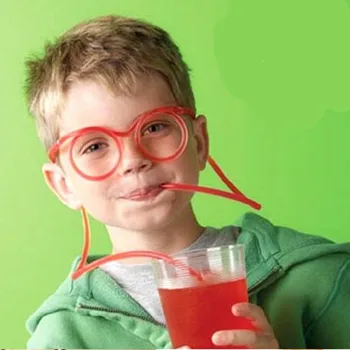 

Children Birthday Party Decorations Valentines Straw Drinking Kids Adult Fun Glasses Straw Hen Bachelor Party Baby Shower Party