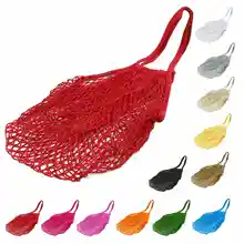 Сумка-шоппер эластичной сетки супермаркет многоразовые фрукты овощи хранения Портативный