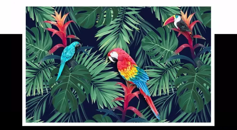 Beibehang пользовательские французский пост импрессионист живопись фрески джунгли Руссо Ренессанс фон обои 3D настенной бумаги