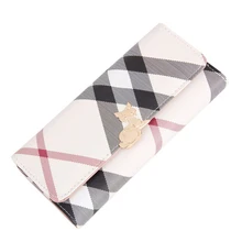FERAL CAT pvc Leather Women Wallets Luxury Brand 2018 New Design High Quality Fashion Girls Purse