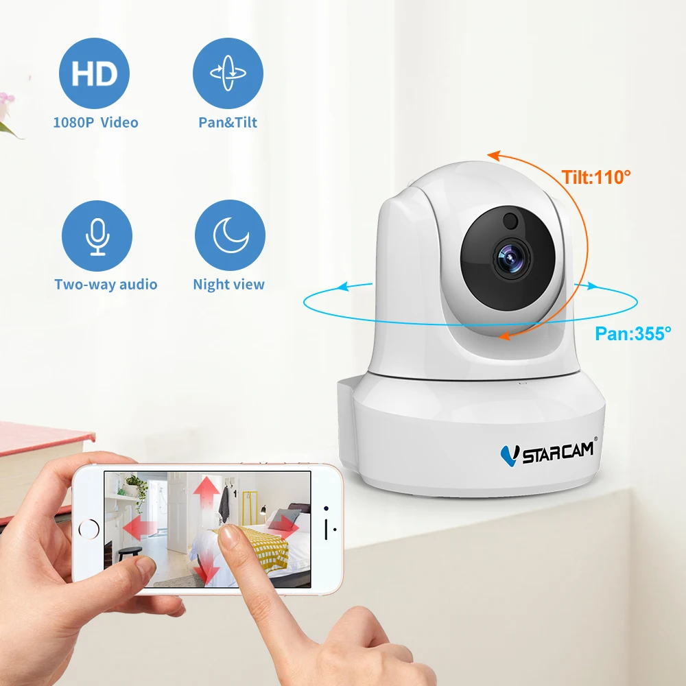 Vstarcam IP камера 1080P Wifi камера видеонаблюдения камера безопасности ИК ночного видения движения Сигнализация приложение мобильный вид C29S