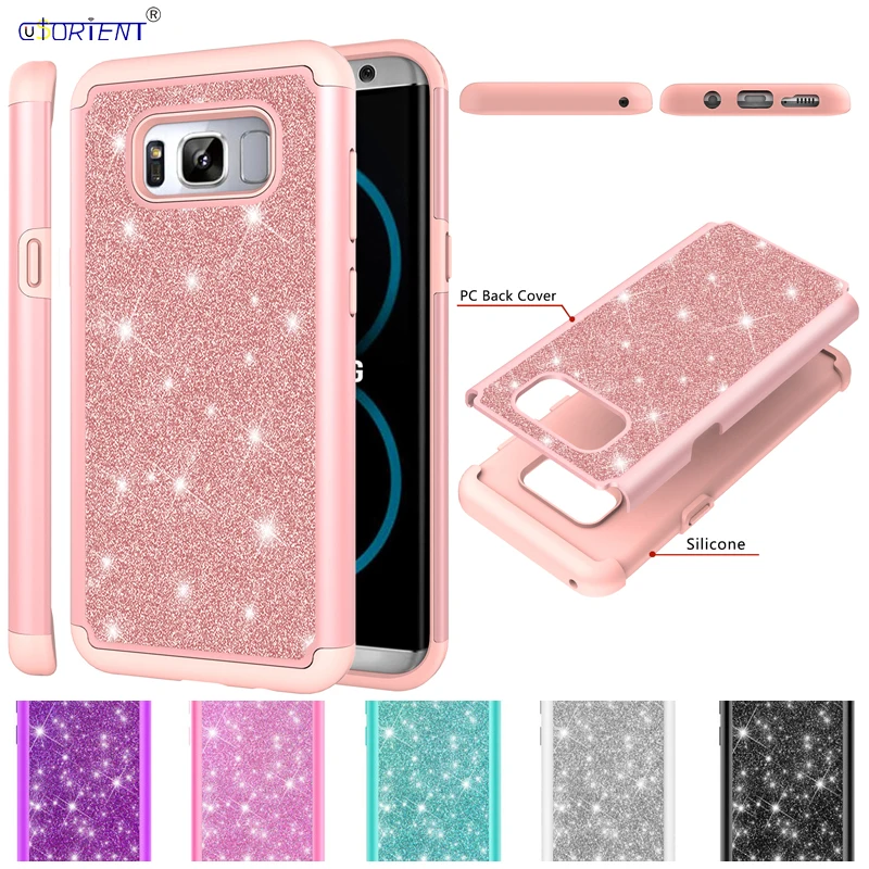 Shiny Bling Case for Samsung Galaxy S8 Plus S8+ SM-G955FD SM-G955F Phone Cover 8+ SM G955 G955FD G955F Bumper Funda | Мобильные