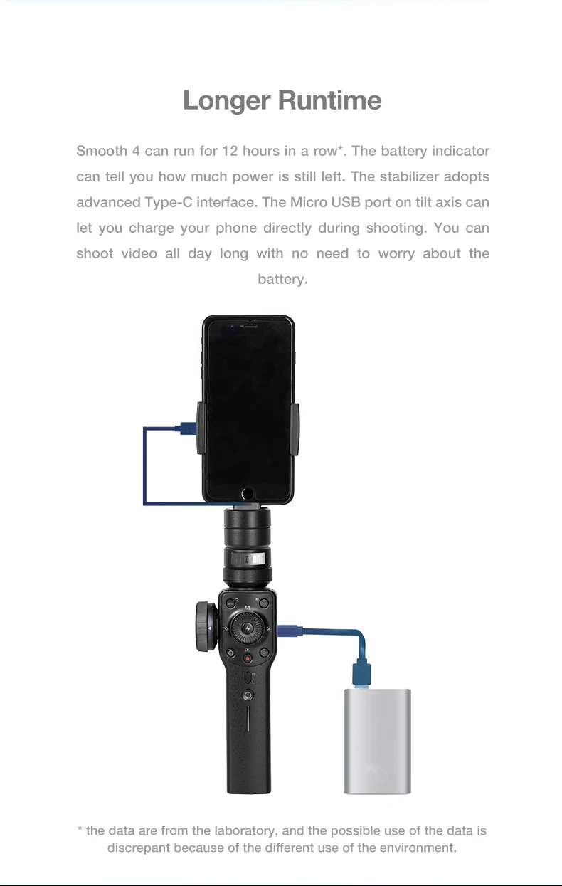 Zhiyun Smooth 4 смартфон 3 оси gimbal стабилизатор мобильный видео Steadicam для iphone/Android Экшн-камера VS Smooth Q Vilta M