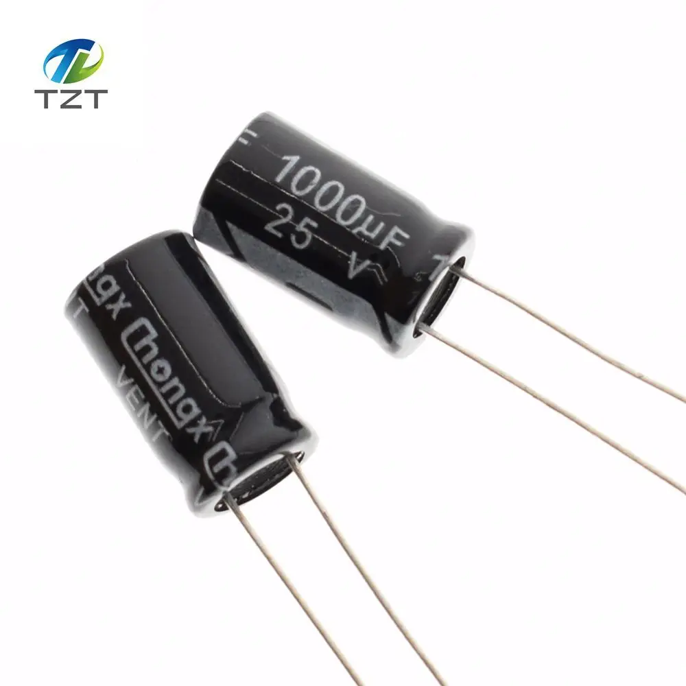 10PCS Electrolytic capacitors 25V1000UF 1000UF/25V 10 * 17MM-in ...