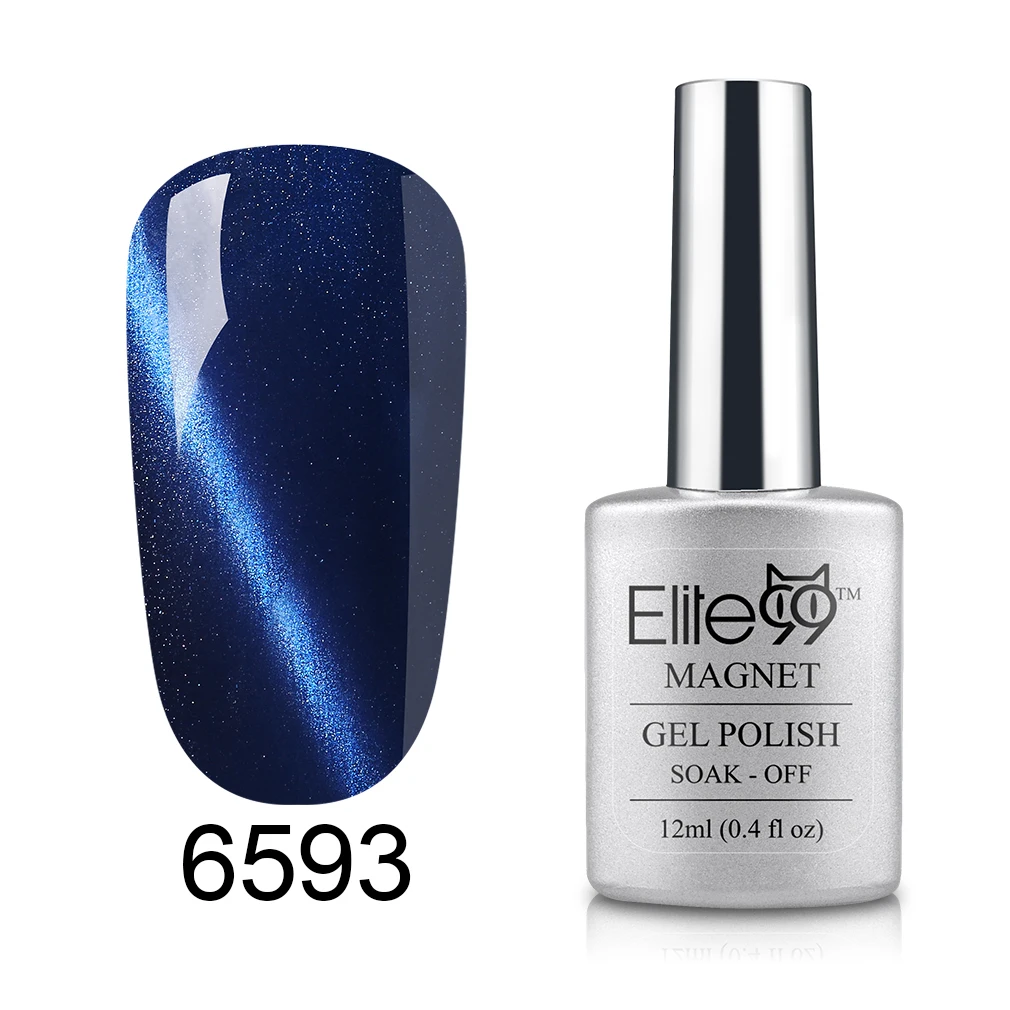 Elite99 12 мл Лак для ногтей кошачий глаз УФ-гель для ногтей использование с маникюрным магнитом основа Топ гель лак гели для ногтей макияж - Цвет: 6593
