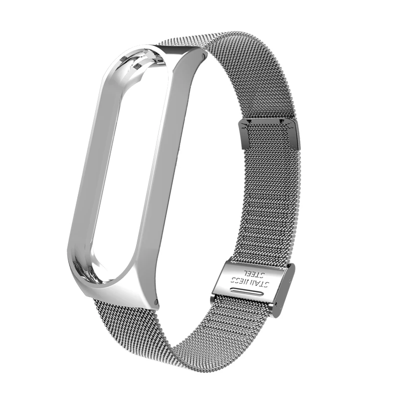 ONEVAN Mi Band 3 ремешок для Xiaomi Спортивные Смарт часы браслет металлический Xiao сменный