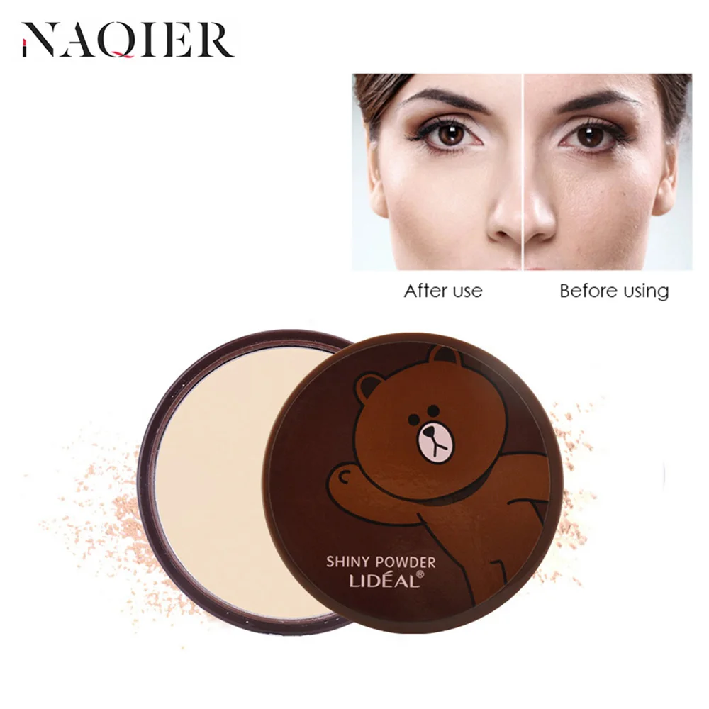 NAQIER Make up основа контура лица Пудра отделка кожи порошок контроль масла осветление консилер банан Установка Порошок